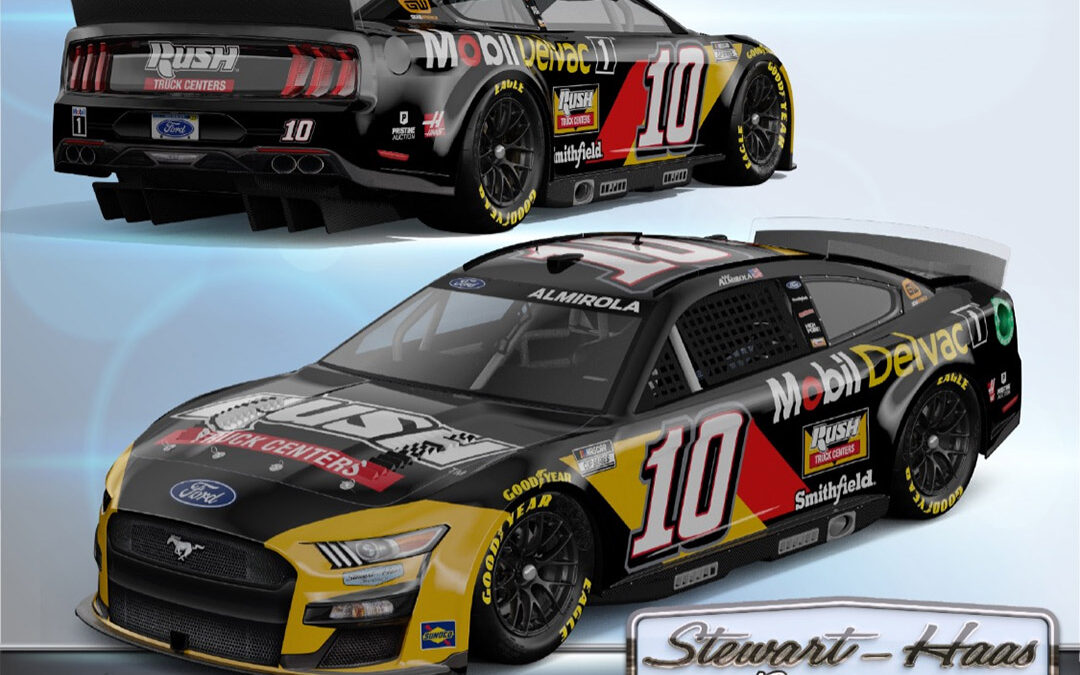 #10 Rush Truck Centers/Mobil Delvac 1 Ford Mustang