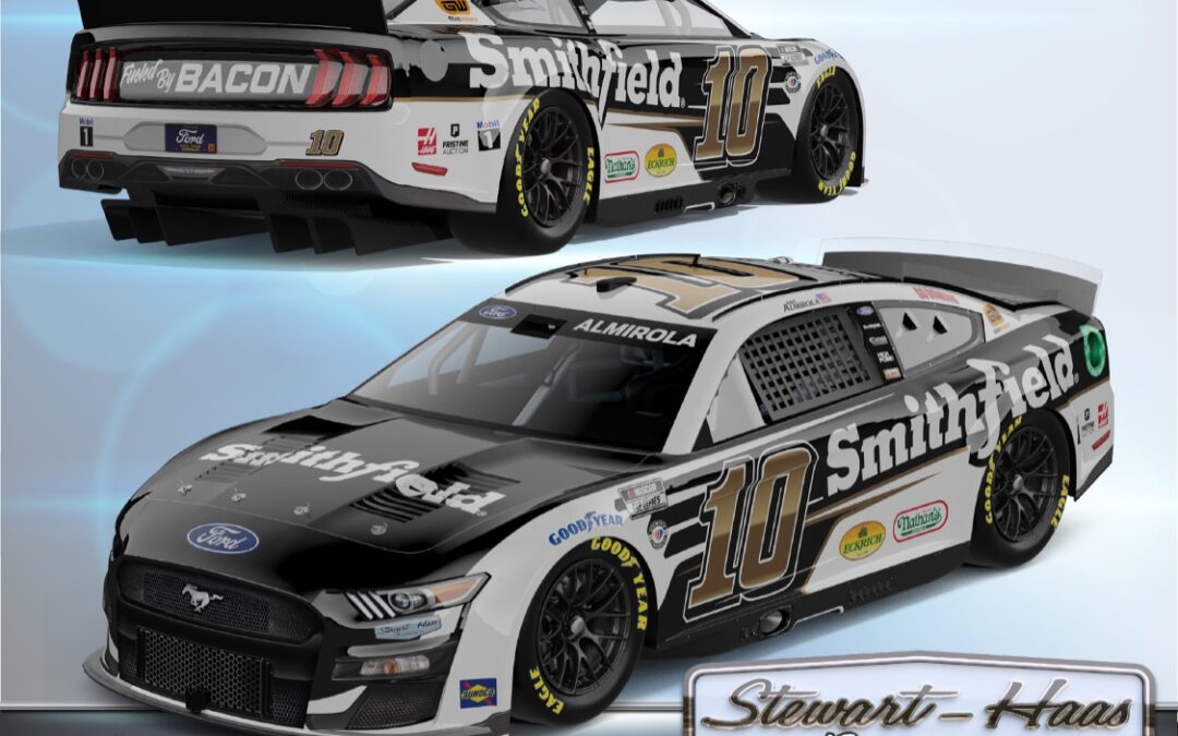 Michigan Race Advance #10 Smithfield Ford Mustang driven by Aric Almirola August 1, 2023
