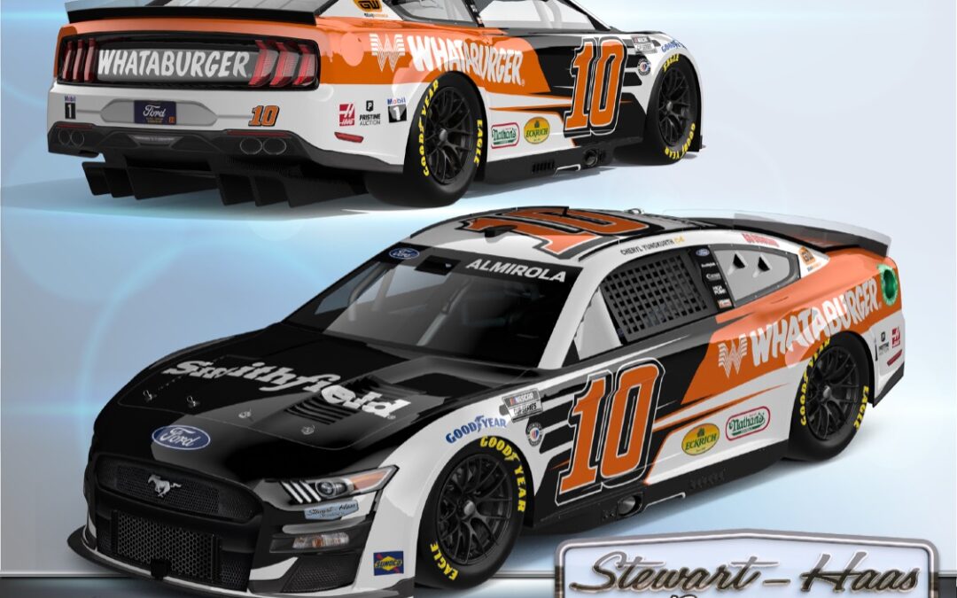 #10 Orange and black smithfield ford paint scheme for Kansas Race Advance September 10, 2023